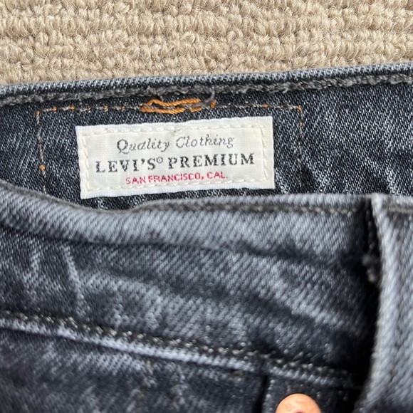 LEVI’S JEANS WEDGIE STRAIGHT FIT 501 (BLACK) - Picture 4 of 7